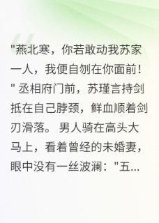 《苏瑾言燕北寒》太子归来，前妻跪求原谅小说精彩章节在线阅读